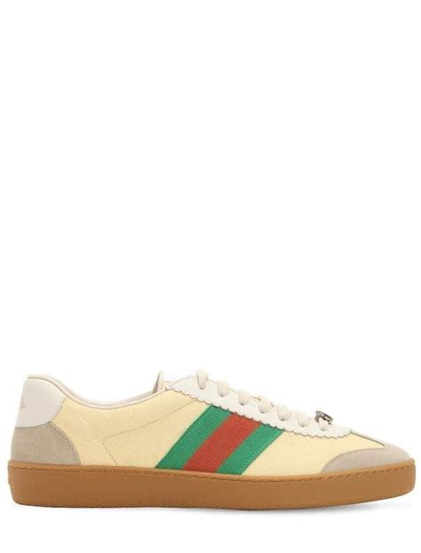 Gucci G74 Beige Suede Trainers Gucci Mens Sneakers Sneakers Leather