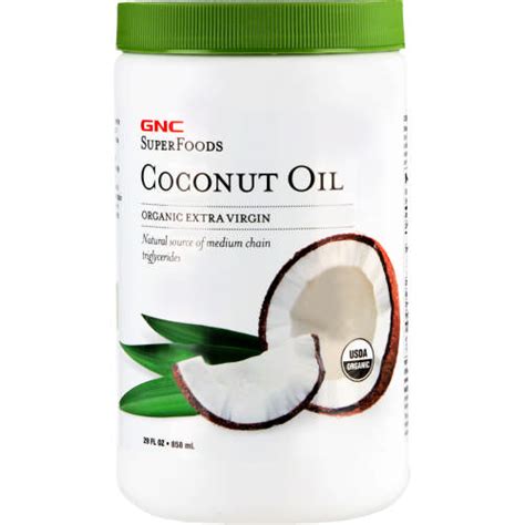 Gnc Superfoods Organic Extra Virgin Coconut Oil 858ml Clicks