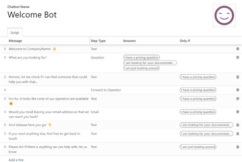 Chatbots — Odoo 160 Documentation