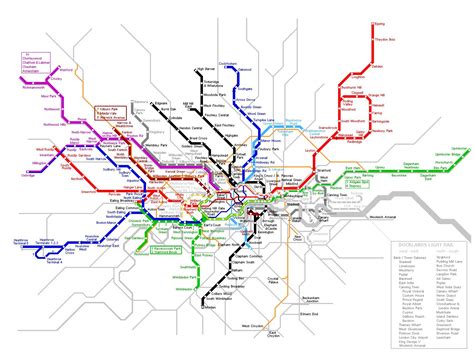 Large Detailed London Metro Map Free Download Large Detailed London