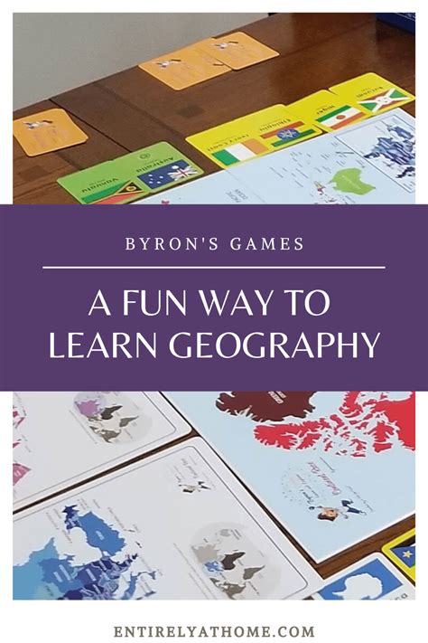 Byrons Games The Fun Way To Learn Geography — Entirely At Home