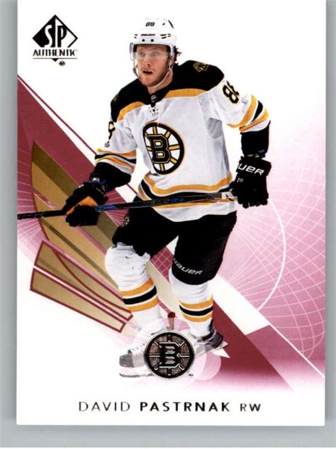 2017 18 Sp Authentic Limited Red 18 David Pastrnak Boston