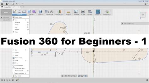 Fusion 360 Tutorial For Beginners 1 Youtube