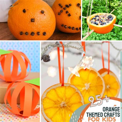 Orange Crafts For Kids 3 Boys And A Dog