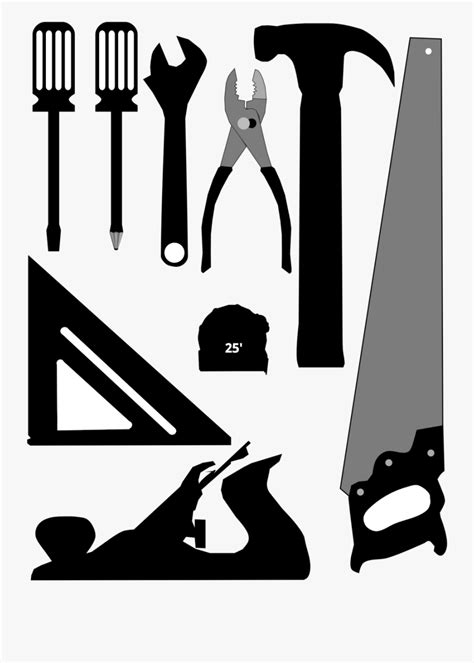Tools Silhouette Clip Art Free Transparent Clipart Clipartkey