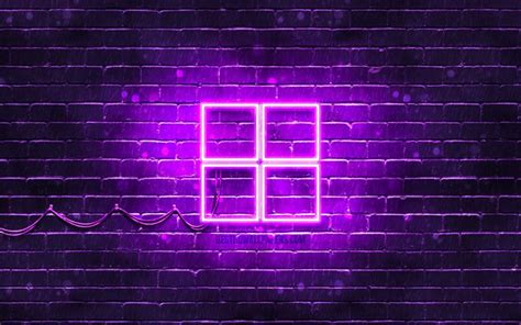 download wallpapers intel violet logo 4k violet brick