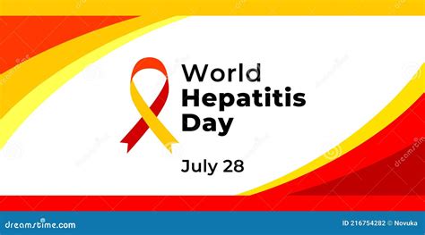 World Hepatitis Day Vector Banner For Social Media Card Poster