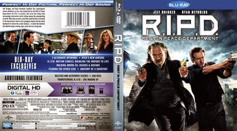 Veteran lawman roy pulsifer (jeff bridges) works for the r.i.p.d., a legendary police force charged with finding monstrous spirits who are disguised as ordinary people but are trying to avoid their final judgment by hiding out among the living. R.I.P.D. - Movie Blu-Ray Scanned Covers - R I P D 2013 ...