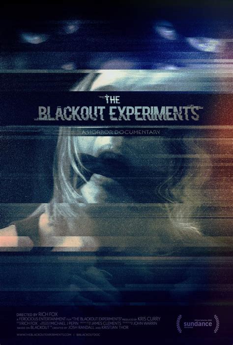 Image Gallery For The Blackout Experiments Filmaffinity