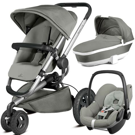 Quinny Buzz Xtra Pebble Travel System Package Grey Gravel Quinny