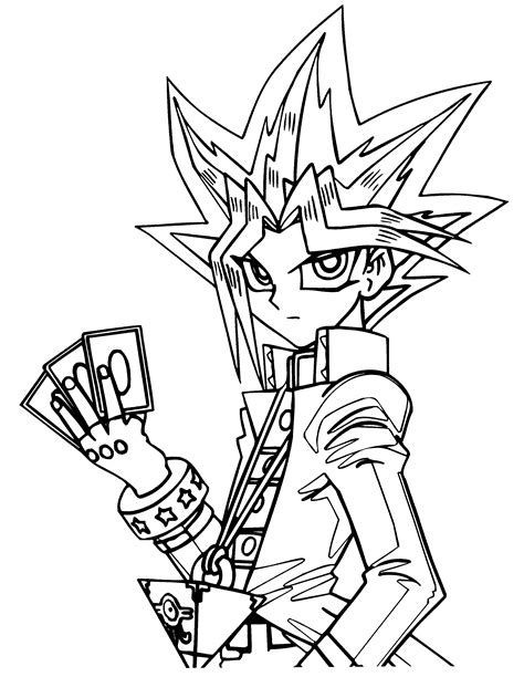 Coloring Page Yu Gi Oh Coloring Pages 99