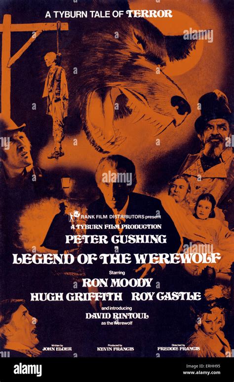Légende Du Loup Garou Film Avec Peter Cushing Et Ron Moody Affiche