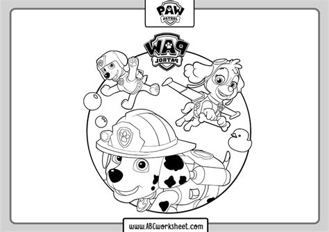 Paw Patrol Worksheet Printable Word Searches