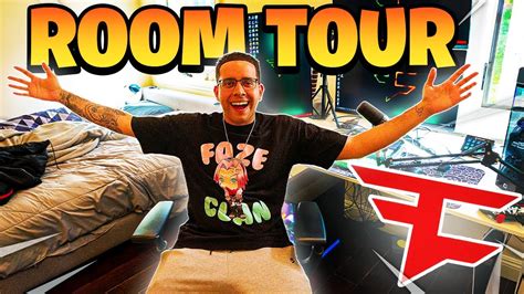 My Room Tour In The New Faze Nuke Squad House Youtube