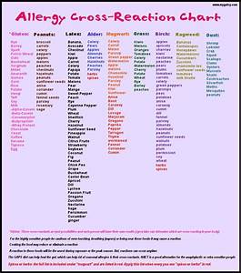 Allergy Cross Reaction Chart Surviving Nursing School Pinterest