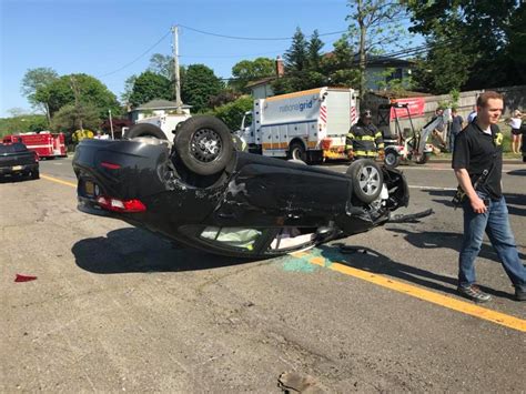 Driver Injured After Overturn Crash In Islip Islip Ny Patch