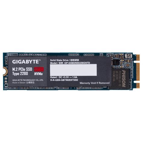 Gigabyte M2 Pcie Ssd 256gb M2 Nvme Up To 1700 Mbs Gp