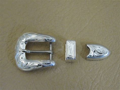 Buckles Fritch Brothers Western Silver Solid Sterling Silver