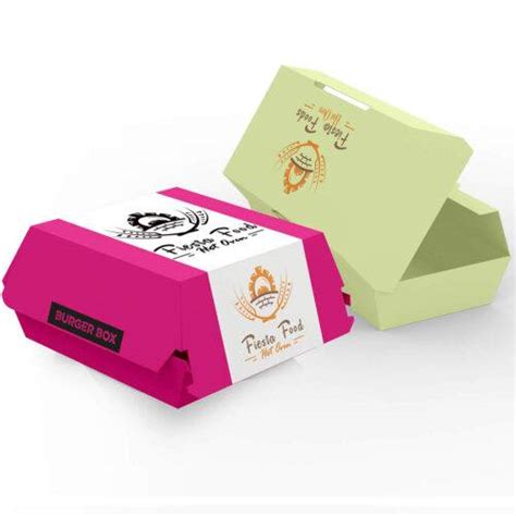 Custom Printed Food Packaging Boxes Wholesale With Logo