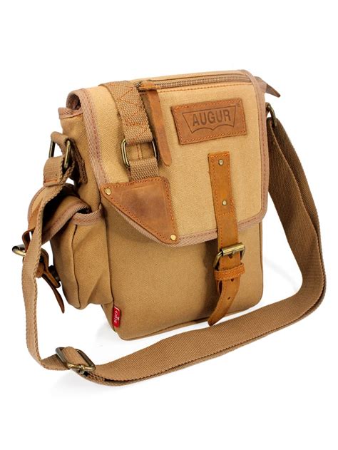 Mens Military Canvas Messenger Shoulder Sling School Belt Crossbody