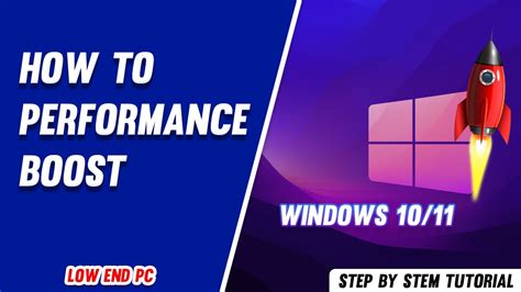 Windows 10 11 Improve Performance Lags 2023 Windows Boost Youtube