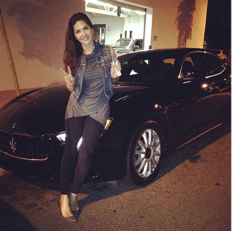 Sunny Leone Gets An Expensive Surprise T A Maserati Entertainment