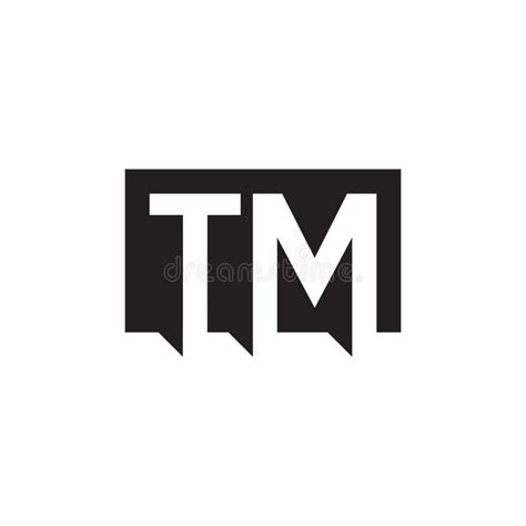 Tm Letter Logo Stock Vector Illustration Of Shape Modern 238422682