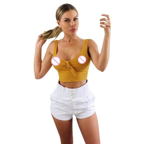 Women Summer Crop Tank Tops Solid Sexy Strapless Bow Vest Sleeveless Bralette Tank Tops Camisole