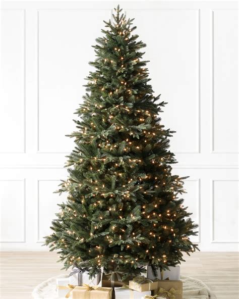 2021 Saratoga Spruce Artificial Christmas Trees Balsam Hill