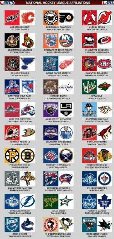 Nhl Affiliates It Boggles My Mind That There Are Three Team Match Ups