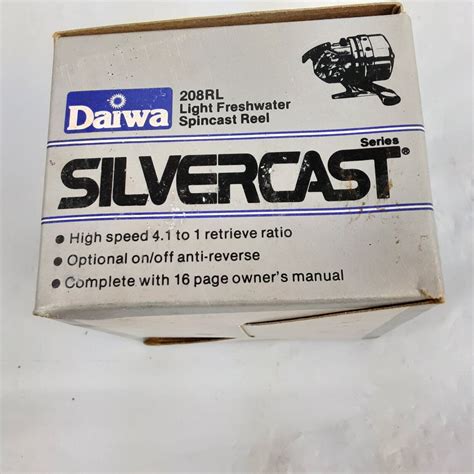 Vintage Daiwa Silvercast Light Freshwater Spincast Fishing Reel Rl