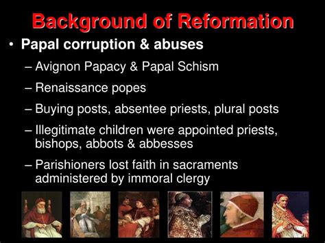 Ppt Background Of Reformation Powerpoint Presentation Free Download