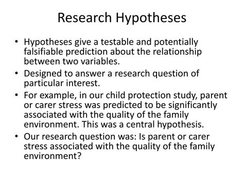 1 write a research paper 2 writing a paper 3 outline 4 research question 5 parts of a paper 6 optional parts 6.1 an example of how to write a hypothesis. Hypothesis Examples For Research Paper / 4.4 Examples of research statements | boomcreativeblog