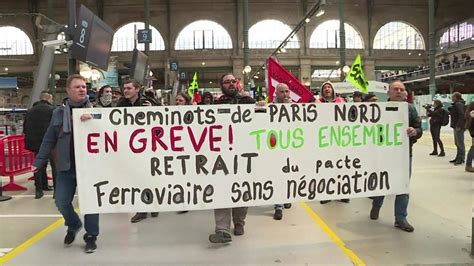 France Strike Rail Misery As Three Month Action Tests Macron Bbc News