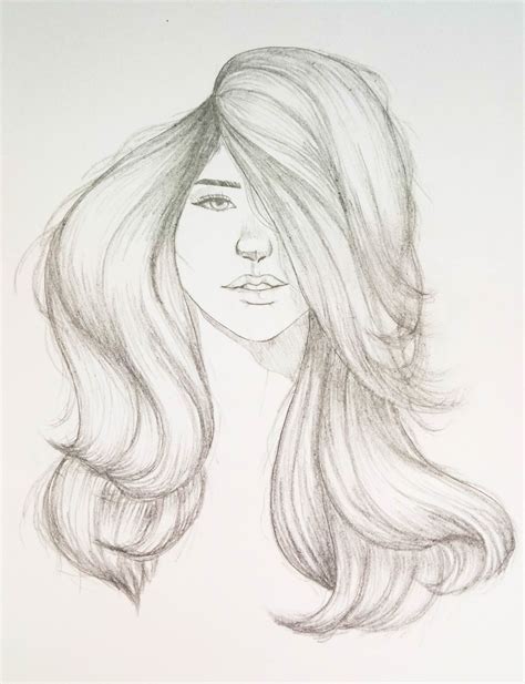 Artwork No 1 How I Draw Voluminous Hair • Blogs By Adeline