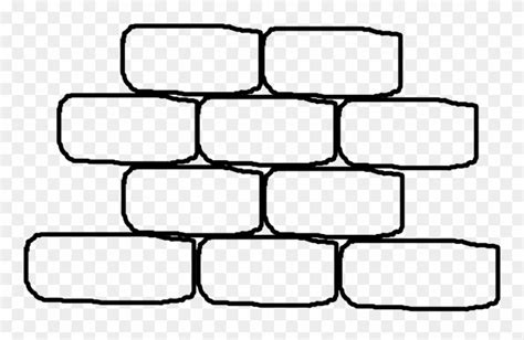 Hole Clipart Brick Wall Photoshop Bricks Black And White Clip Art Png Download