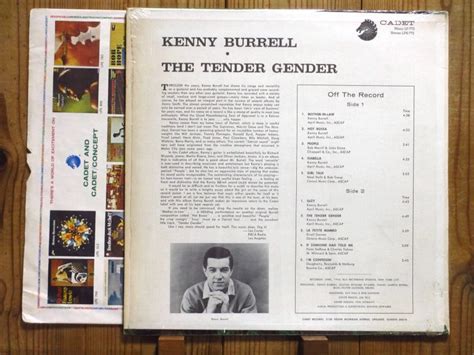 The Kenny Burrell Quartet The Tender Gender Guitar Records