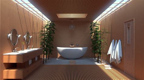 Blender Bathroom Interior Design Wallpapers Hd Desktop