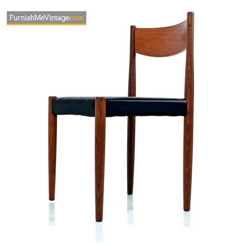 Very good — this vintage item has no defects, but it. Mid Century Danish Modern Rosewood And Teak Dining Chairs