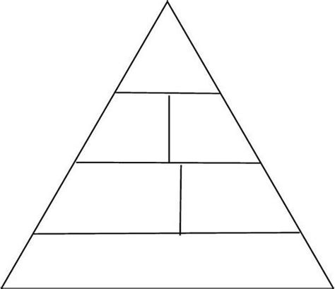 12 Large Printable Blank Pyramid Worksheet