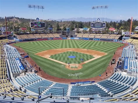 Dodger Stadium Seating For Dodgers Games