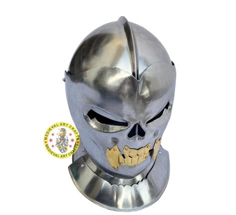 Medieval Old Demonic Ghost Skull Helmet Gravitate Design Etsy