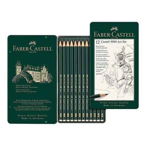 Faber Castell 9000 Graphite Pencil Art Set 12 Piece