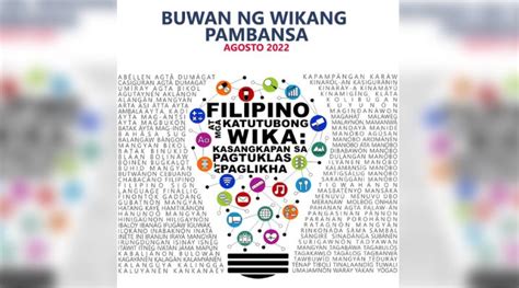 Buwan Ng Wika 2022 Theme Official Memo Poster Sample Slogan