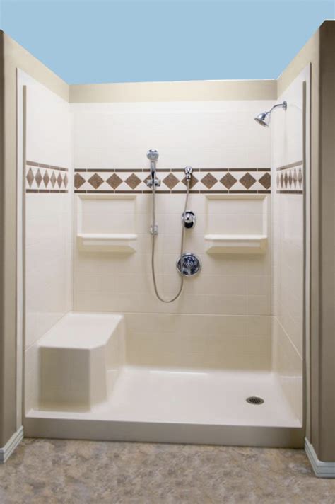 Walk In Shower With Seat Dfs3 03312019 Shower Stall Fiberglass
