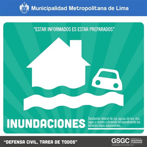DÍptico Inundaciones By Gerencia De Seguridad Ciudadana Issuu