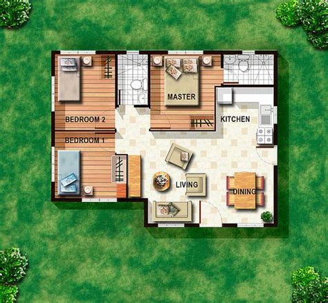 Image Result For 50 Square Meters Apartment Floor Plan Cottage House