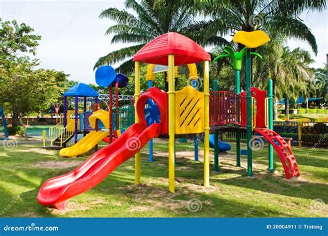 Colorful Playground Stock Image Image Of Happy Sand 20004911