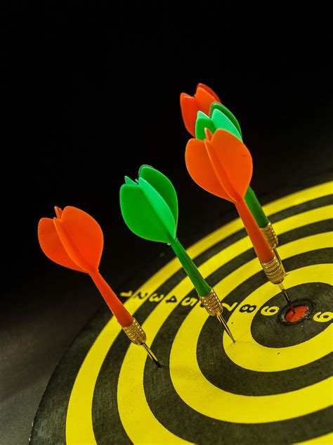 Darts Arrows In The Target Business Goal Free Stock Photo Public