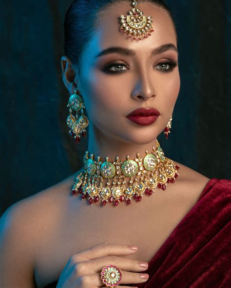 Kainoor Jewellery Indian Bride Makeup Indian Wedding Makeup Indian